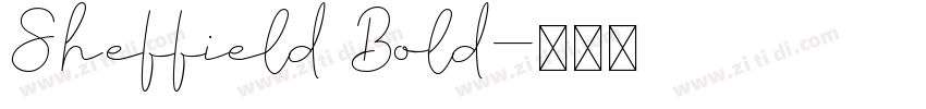 Sheffield Bold字体转换